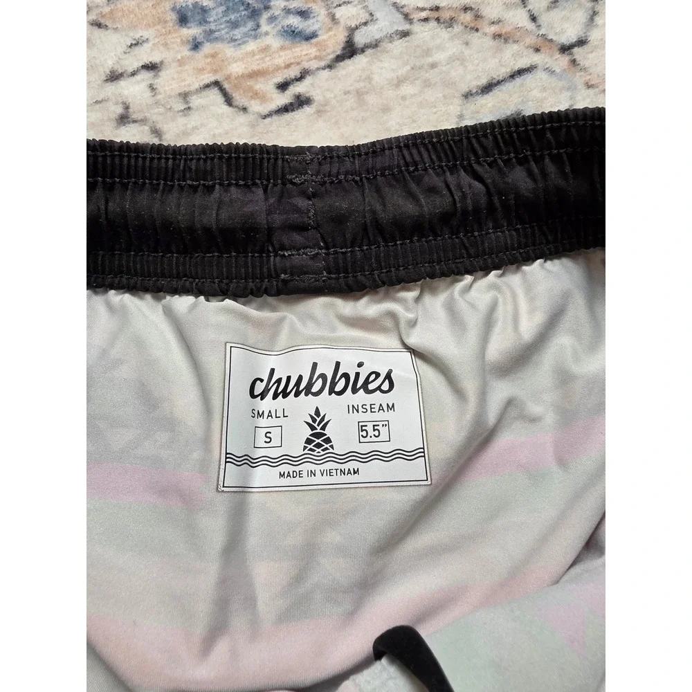 Chubbies Small Black Grey Aztec 5.5
